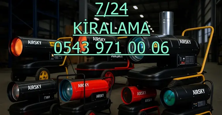 Afyonkarahisar Bolvadin Sanayi Tipi Isıtıcı Kiralama Kiralama