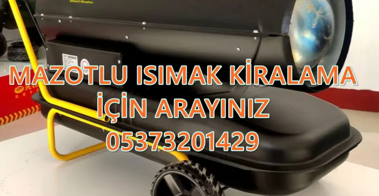 İlkadım - Merkez - Antakya MAZOTLU ISITICI KİRALAMA