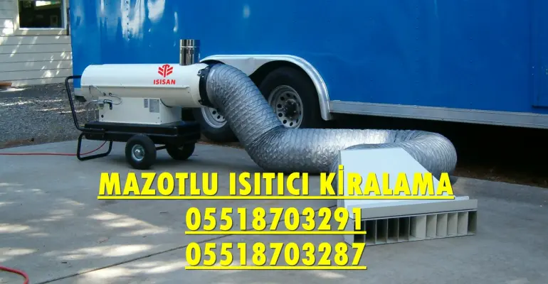 Bursa ve Sakarya ve Ankara Isımak Isıtıcı Kurutma Cihazı Kiralama Firması