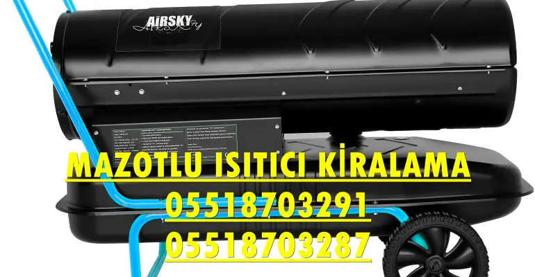 Bursa Isımak Isıtıcı Kurutma Cihazı Kiralama Firması