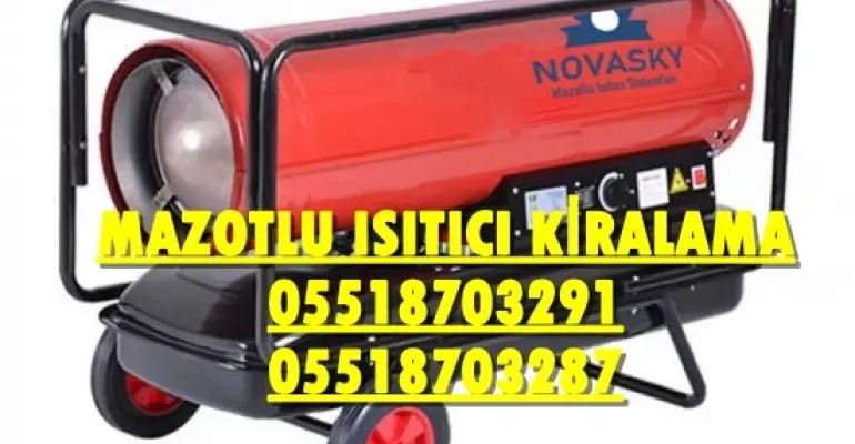 Çankaya ve Karabağlar ve Tokat Isımak Isıtıcı Kurutma Cihazı Kiralama Firması