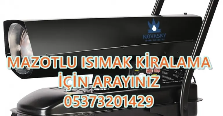 Kırşehir ve Serdivan ve Tokat Isımak Isıtıcı Kurutma Cihazı Kiralama Firması