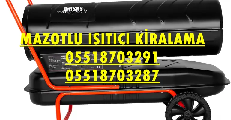Konak ve Balıkesir ve Sincan Isımak Isıtıcı Kurutma Cihazı Kiralama Firması