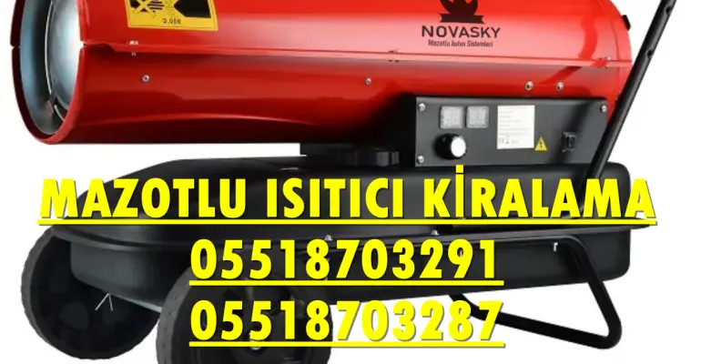 Konya ve İzmit ve Silivri Isımak Isıtıcı Kurutma Cihazı Kiralama Firması