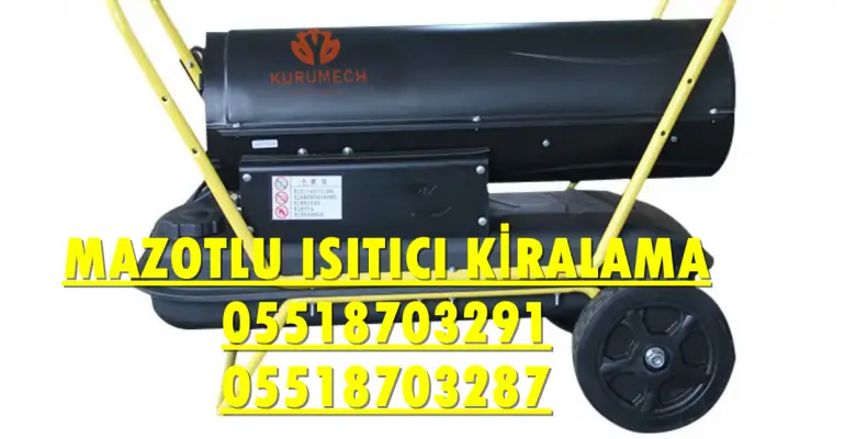 Tunceli ve Keçiören ve Konak Isımak Isıtıcı Kurutma Cihazı Kiralama Firması
